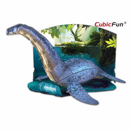 Объемный 3D-пазл из серии Эра Динозавров – Плезиозавр 